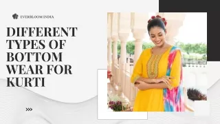 Different Types Of Bottom Wear For Kurti