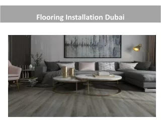 Flooring Installation Dubai