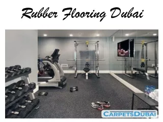Rubber Flooring Dubai