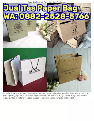 Ö88ᒿ.ᒿ5ᒿ8.5766 (WA) Tas Kertas Jogja Oleh Oleh Jual Paper Bag Magelang