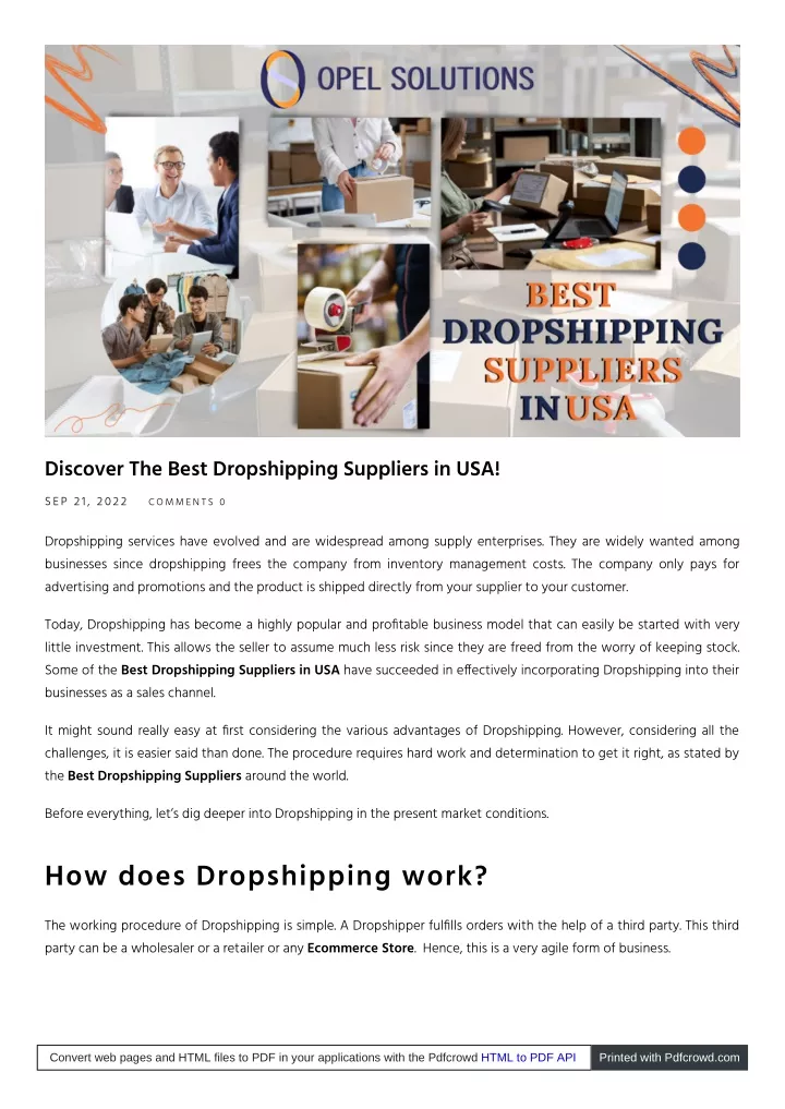 discover the best dropshipping suppliers