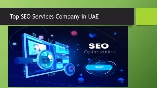 Top SEO Services Company in UAE