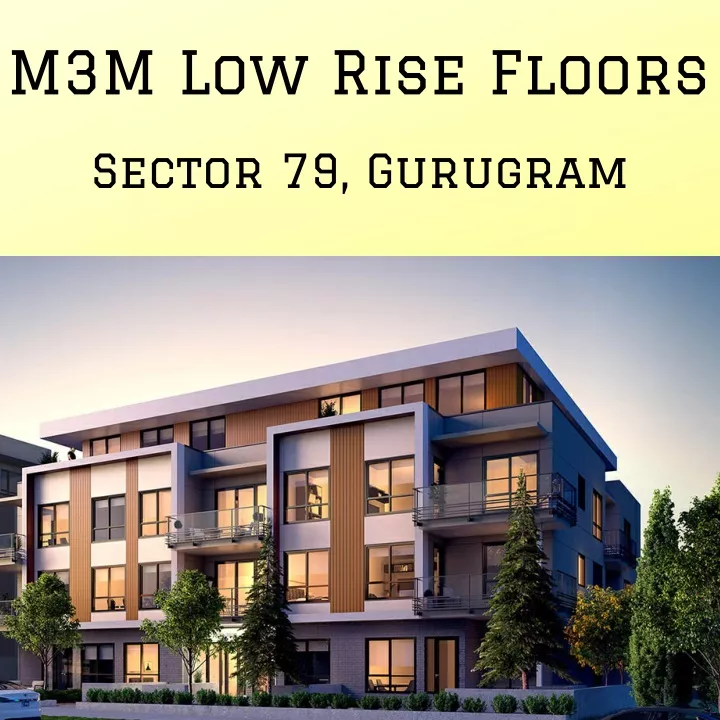 m3m low rise floors