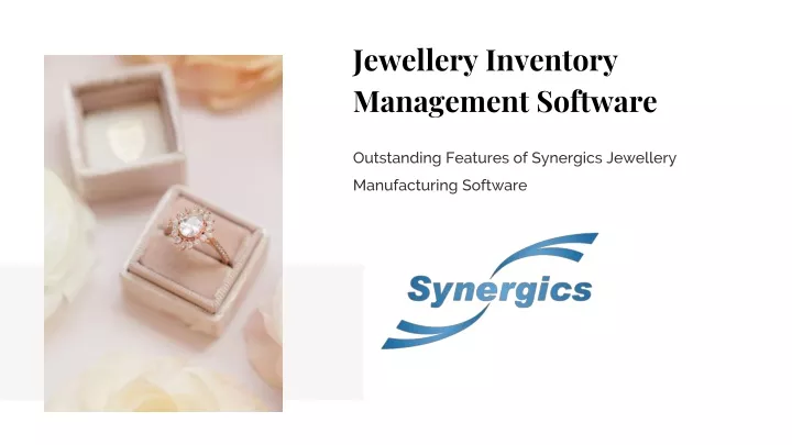 jewellery inventory management software