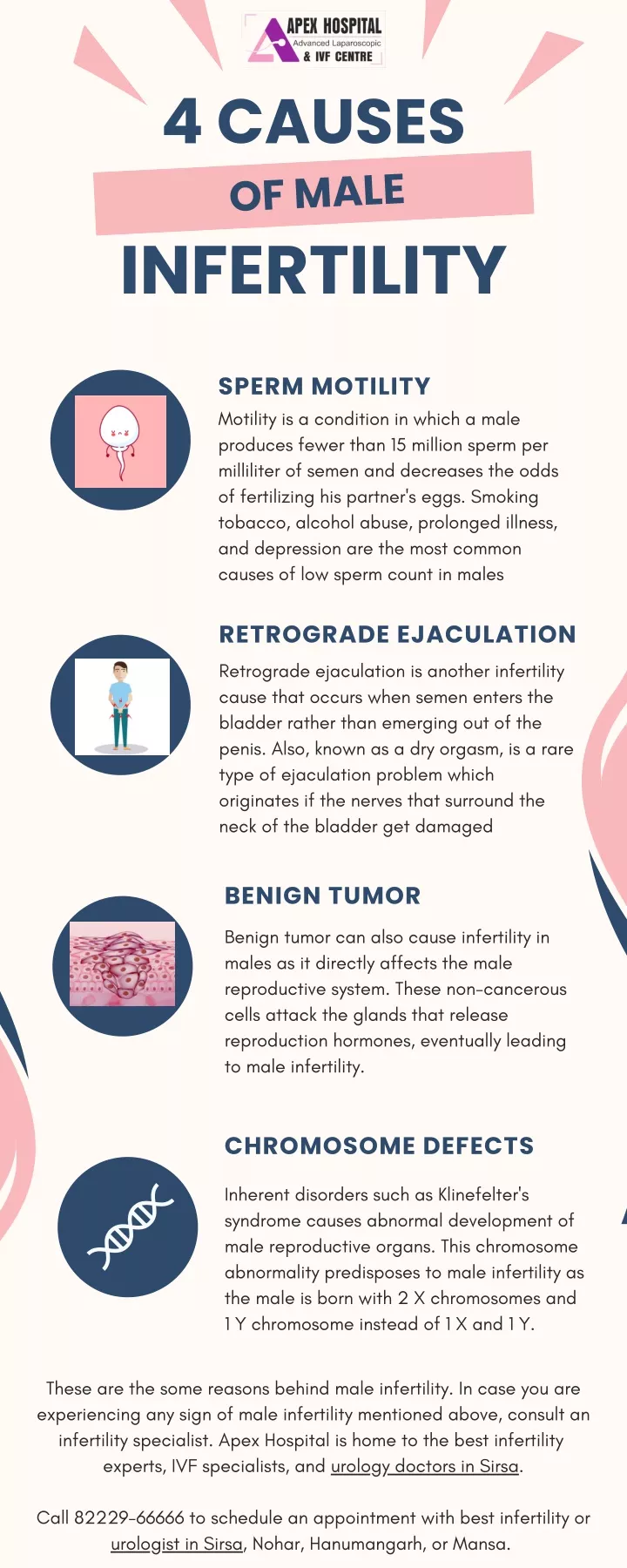 PPT - Four Causes of Male Infertility - Apex Hospital PowerPoint ...