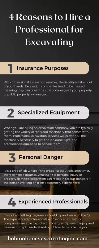 4 Reasons to Hire a Professional for Excavating