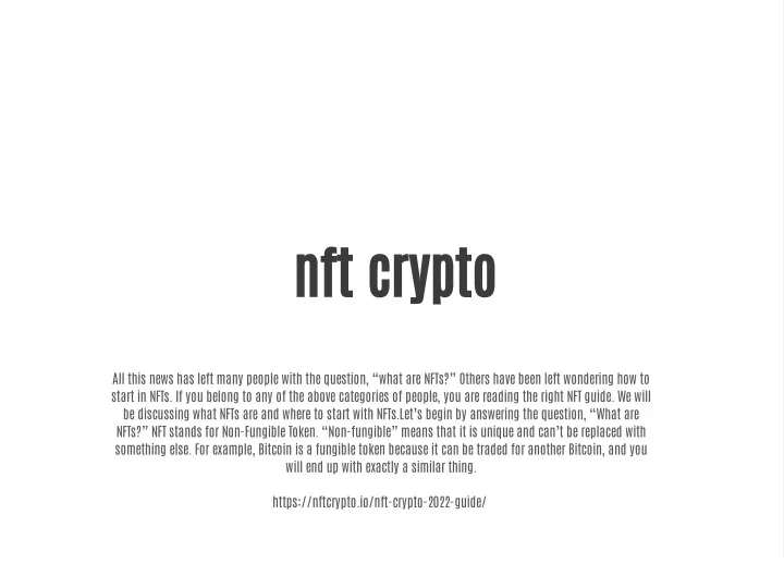 nft crypto