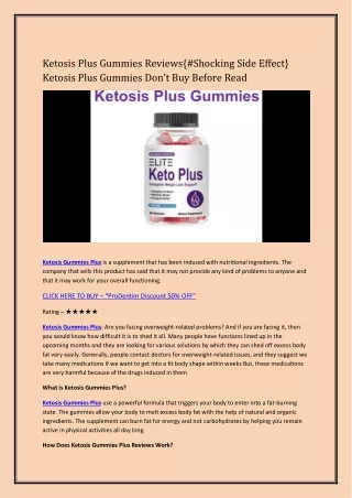 Factors Influencing the Effectiveness of Keto Gummies