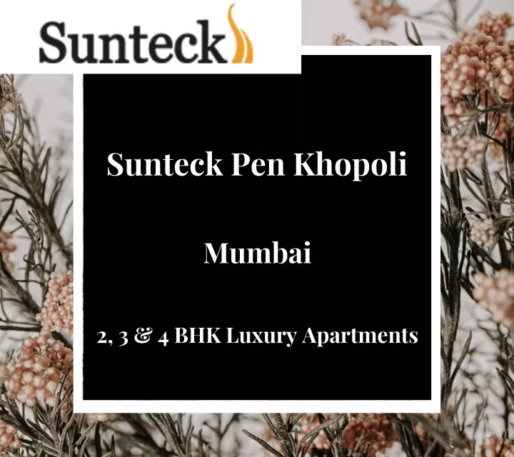 sunteck pen khopoli