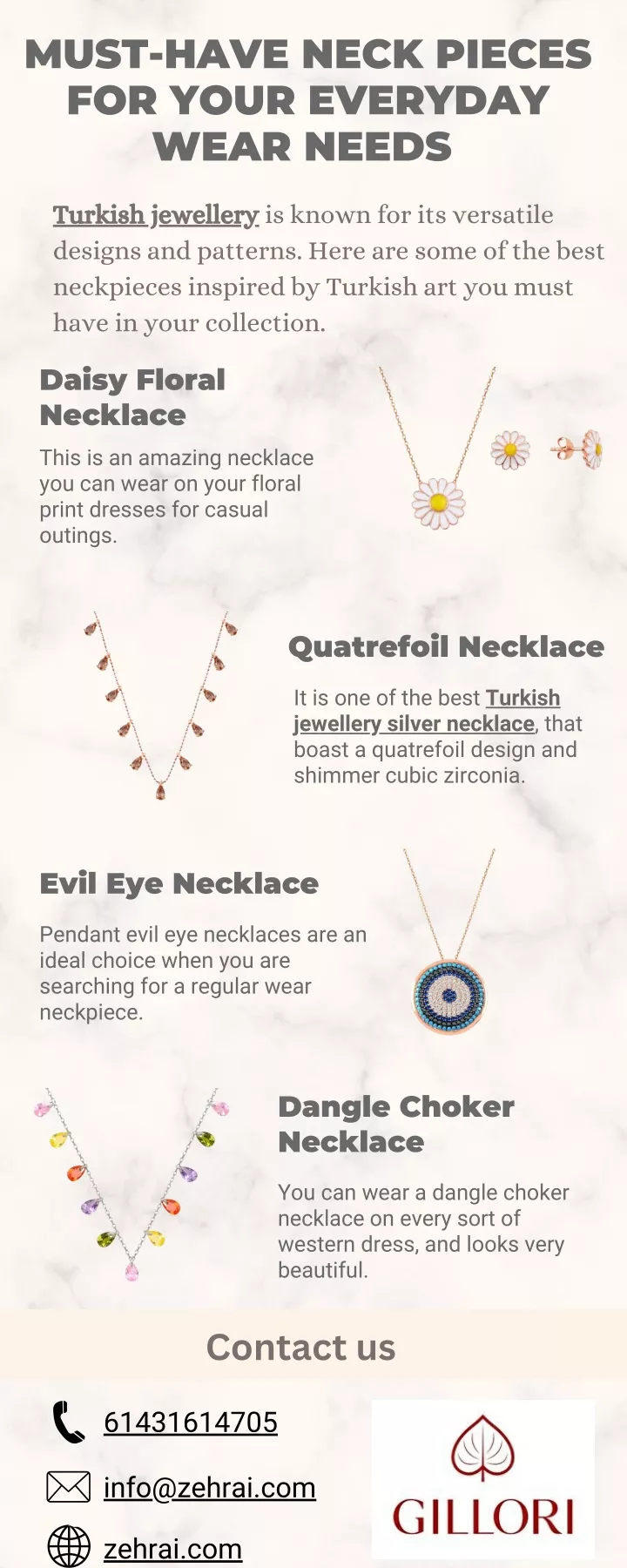 must have neck pieces for your everyday wear needs