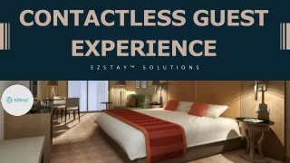 EZStay™ Solutions | Contactless Guest Experience