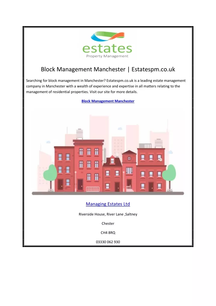 block management manchester estatespm co uk