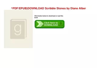 ^PDF/EPUB)DOWNLOAD Scribble Stones  by Diane Alber