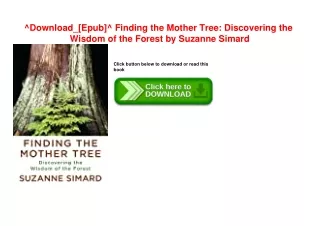 ^Download_[Epub]^ Finding the Mother Tree Discovering the Wisdom of the Forest
