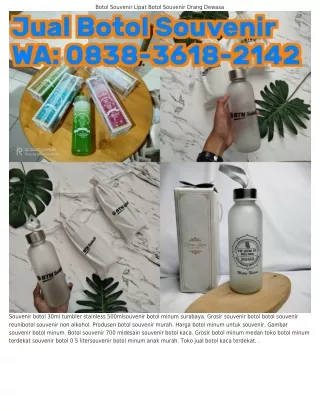 Ô8З8·З6l8·2lᏎ2 (WA) Jual Botol Untuk Souvenir Grosir Botol Parfum Surabaya