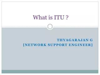 Guide to ITU