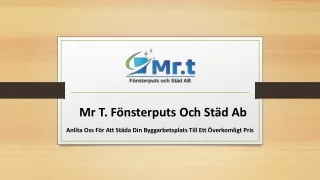 Anlita Oss För Att Städa Din Byggarbetsplats Till Ett Överkomligt Pris