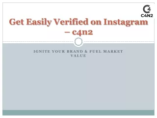Get Easily Verified on Instagram - c4n2