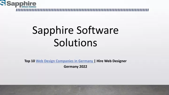 sapphire software solutions