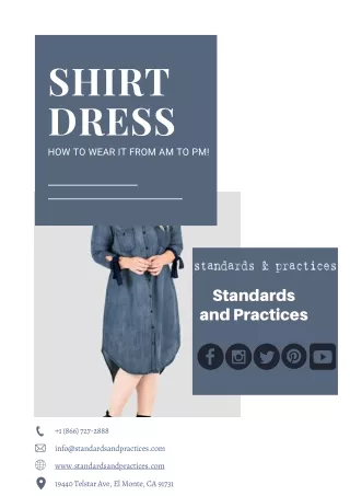 An Occasion to Flaunt Your Shirt Dresses With Grace