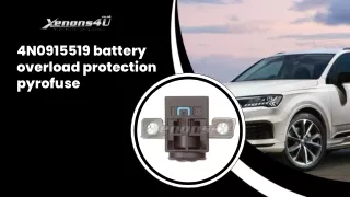 4n0915519 battery overload protection pyrofuse
