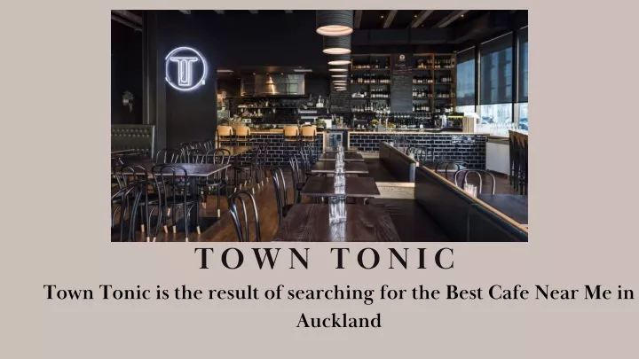 town tonic auckland