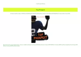 ^DOWNLOAD-PDF) Top Prospect [Ebook]
