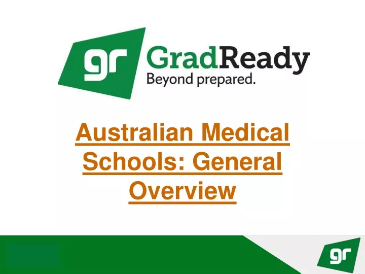 australian medical schools general overview