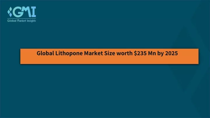 global lithopone market size worth 235 mn by 2025