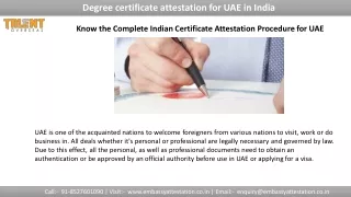 degree certificate attestation for uae in india