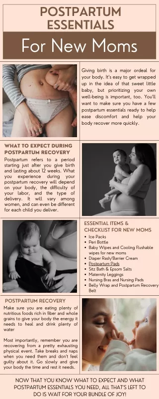 postpartum essentials