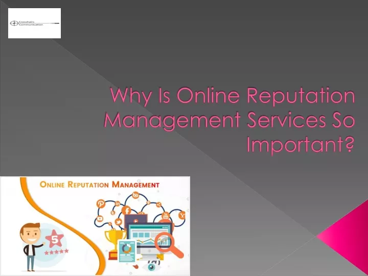 why is online reputation management services so important