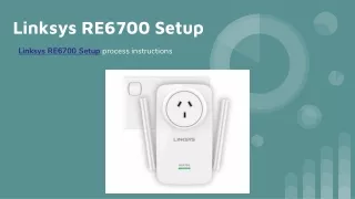 Linksys RE6700 Setup
