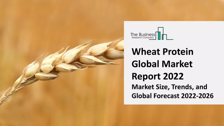wheat protein global market report 2022 market