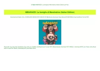 [Pdf]$$ IMBARAZZI La famiglia di Mandrakino (Italian Edition) pdf free