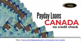 payday loans canada no credit check. PPT