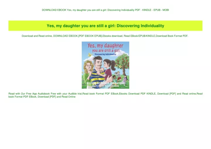 download ebook yes my daughter you are still