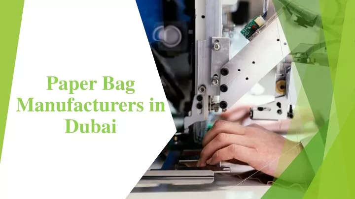 paper bag manufacturers in dubai