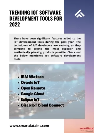 trending iot software development tools for 2022