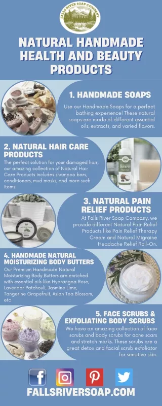 Natural Handmade Health and Beauty Products