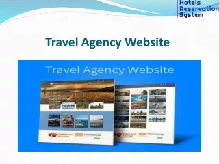 travel agency website