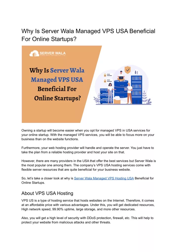 why is server wala managed vps usa beneficial