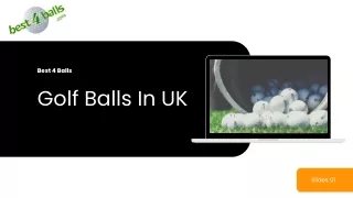 Golf Balls In UK