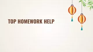 Top Homework Help