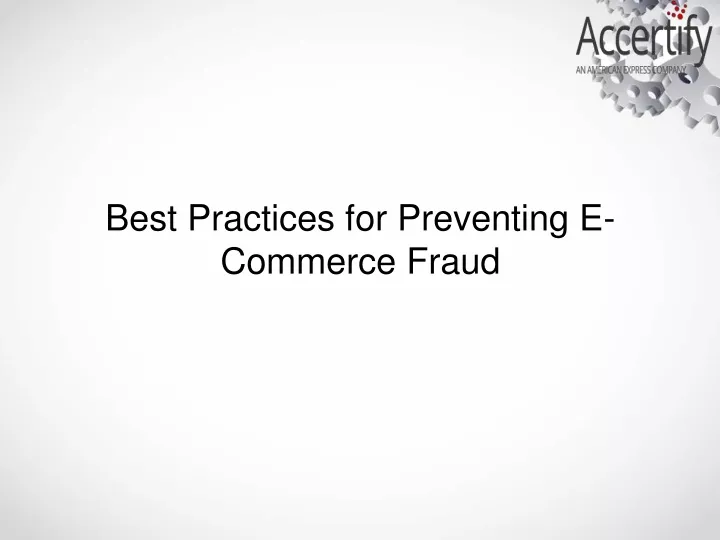 best practices for preventing e commerce fraud