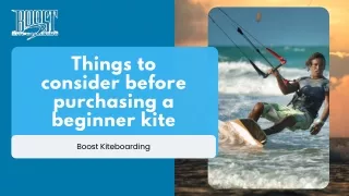 Things to Consider Before Purchasing a Beginner Core Kite
