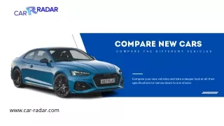 Compare New Cars | Car Radar