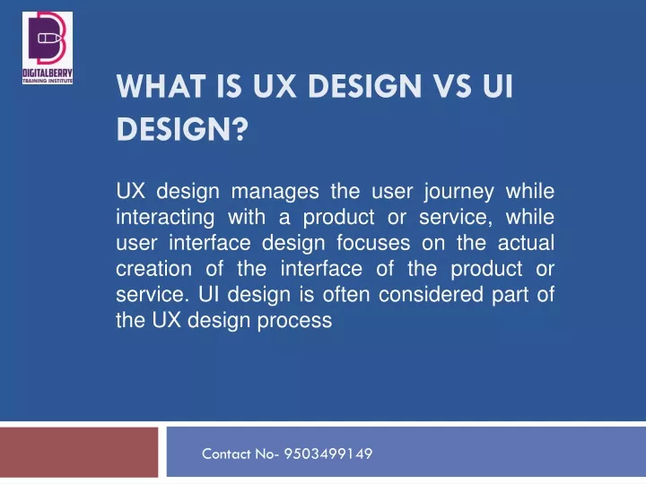what is ux design vs ui design