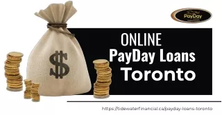 Online payday loan toronto -Tide Water Financial