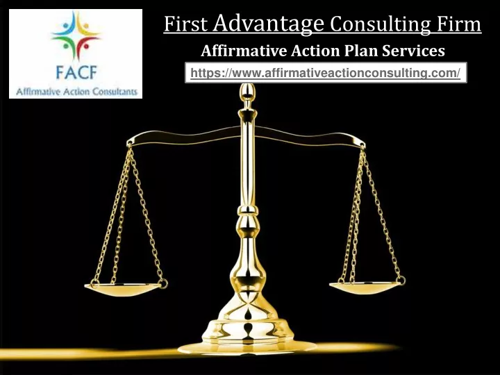 first advantage consulting firm affirmative
